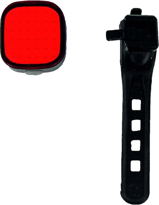 Fiets Achterlicht LED Urban Proof High Power vierkant - USB oplaadbaar — afbeelding 4