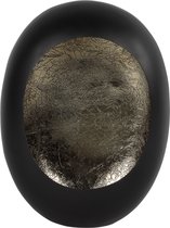 Non-branded Waxinelichthouder Eggy 34,5 Cm Staal Zwart/brons