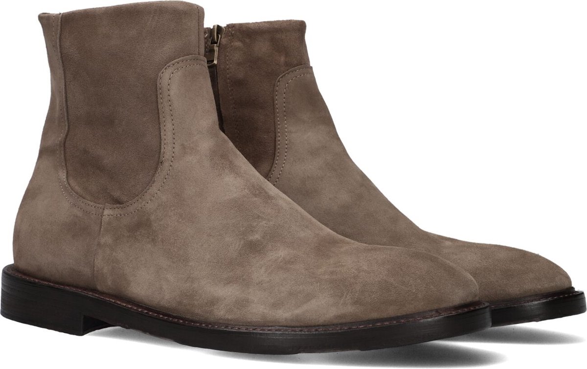 Mazzeltov 4520 Enkelboots - Enkellaarsjes - Heren - Beige - Maat 42