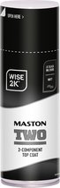 Maston 2K Top Coat - Anti Roest - Mat - Gitzwart (RAL 9005) - Spuitlak - 400 ml