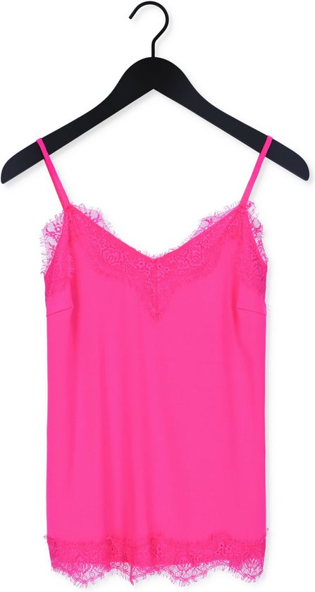 CC Heart Lace Top Tops & T-shirts Dames - Shirt - Roze - Maat L