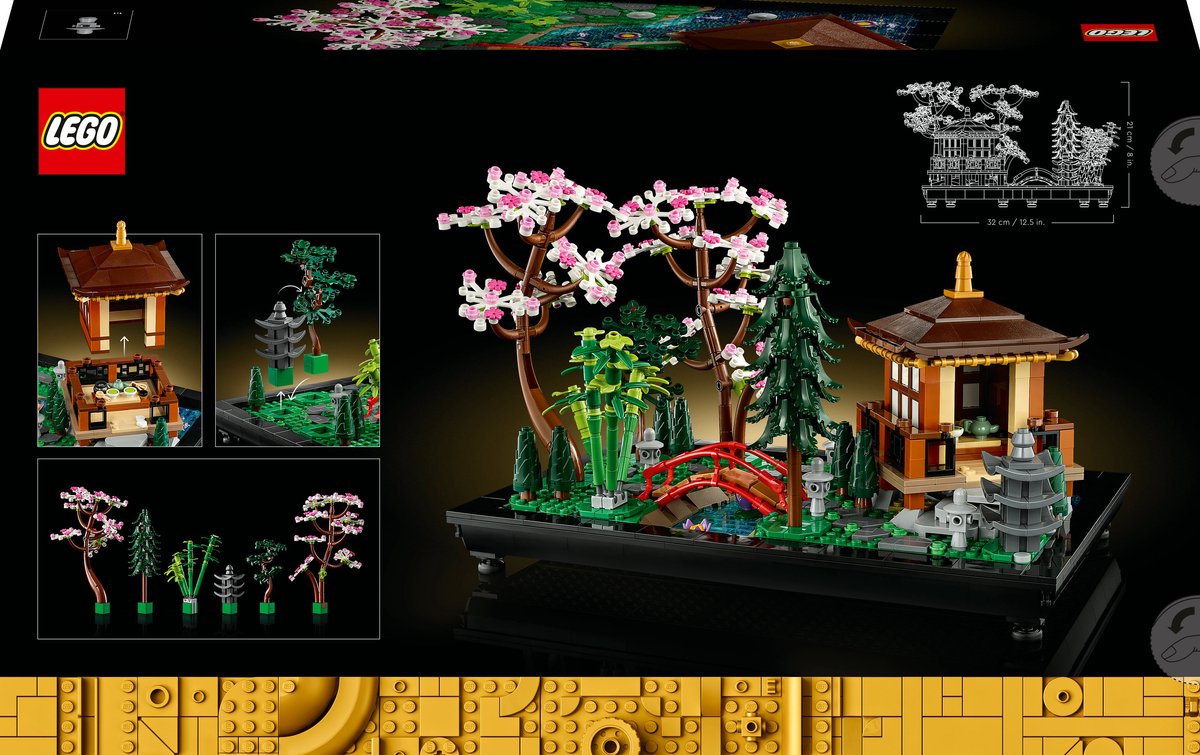 LEGO Icons Rustgevende tuin Botanisch Mindfulness Bouwpakket voor Volwassenen - 10315 — afbeelding 18
