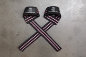 Powherlift - Pink Lifting straps - Anti-slip straps roze - Krachttrainig accessoires