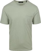 Marc O'Polo - T-Shirt Slubs Lichtgroen - Heren - Maat L - Regular-fit