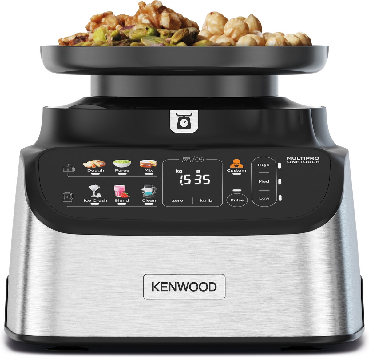 Kenwood FDM73.480SS MultiPro One Touch - Foodprocessors - Zilver - Ingebouwde digitale weegschaal - Express Serve thumbnail 4