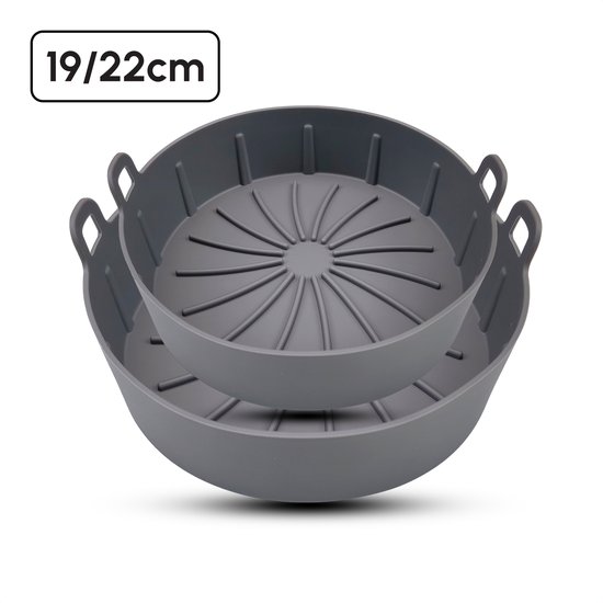 Air Fryer Siliconen pot, siliconen airfryer-mand, airfryer-accessoires