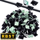 RBST Zelfklevende Kabel Organiser - Zwart - Sterk - 50 stuks