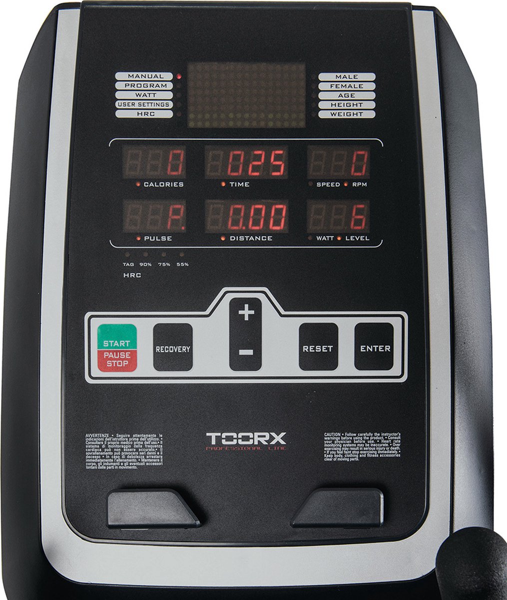 Toorx Professional BRX-9000 Ergometer Hometrainer - Fitness - afbeelding 3