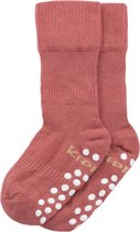 KipKep antislip sokjes - maat 18-24 maanden - Dusty Clay, oud roze - Blijf-Sokken - 1 paar - zakken niet af - Stay-on-Socks - biologisch katoen
