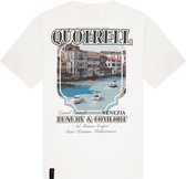 Quotrell - VENEZIA T-SHIRT - OFF WHITE/BLACK - XL