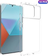 Transparant Dun TPU Hoesje Geschikt voor Xiaomi Poco X6 Pro | Back Cover | Lichtgewicht | Ultra Dun Hoesje | Flexibel | Zacht TPU | Doorzichtig