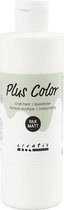 Plus Color Acrylverf, off-white, 250 ml/ 1 fles