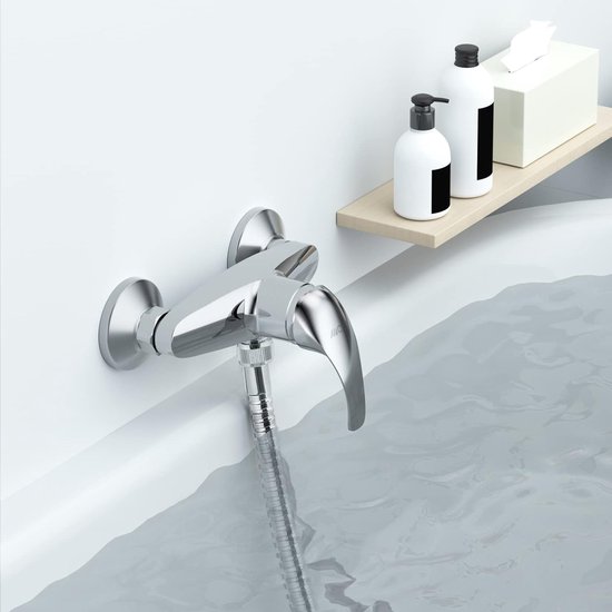 Regendoucheset Inbouw Tres Loft Colors Mengkraan Met Wanddouche En Handdoucheset Mat Wit