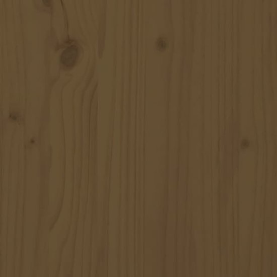 vidaXL Hoofdbord 105-5x4x100 cm massief grenenhout honingbruin - Bedonderdeel - Inclusief Houtreiniger en verfrisser - vidaXL