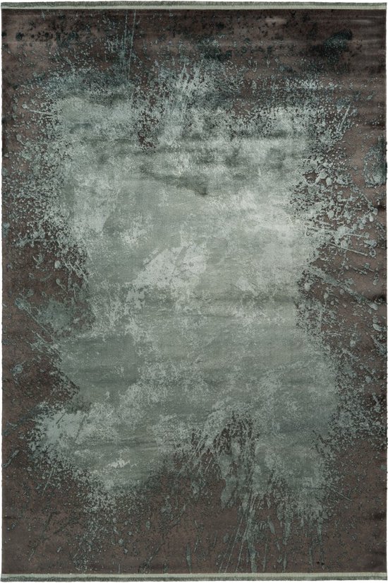 Lalee Elysée | Tapis Moderne À Poils Ras | Vert Onyx | Tapis | Tapis | Nieuwe Collection 2024 | Haute qualité | 80x150 cm