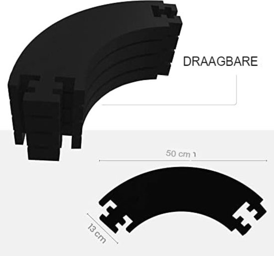 Dartbord surround ring - 740g - standaard zwart van Dart — afbeelding 3
