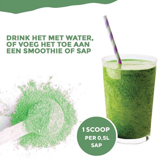 Teami Greens Superfood Poeder - Matcha, Tarwegras & Spirulina - Je dagelijkse boost vitaliteit - 320 gram - Teami Blends
