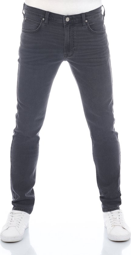 Lee Heren Jeans Luke Slim Tapered tapered Grijs