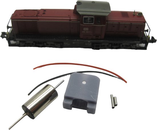 micromotor NR007 motor ombouwset voor Roco DB V 90, BR 290, Renfe BB ...