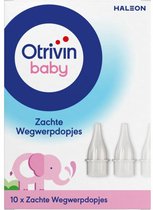 2x Otrivin Baby Aspirator Wegwerpdopjes 10 stuks