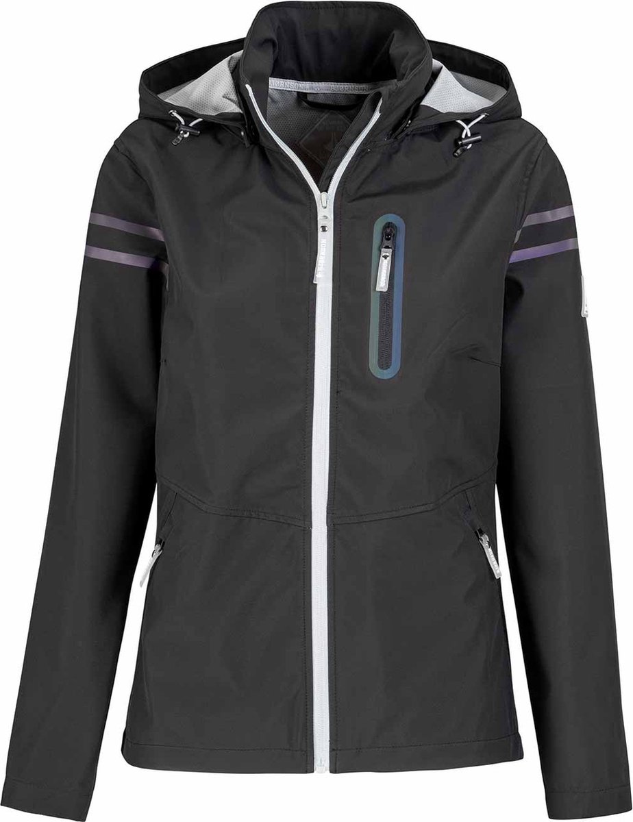 BJØRNSON Jinte Softshell Zomerjas Dames Winddicht Ademend Zwart