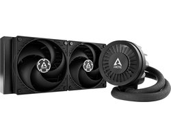 Arctic Liquid Freezer III 240 Black – Vloeistofkoelsysteem processor – afmeting radiator: 240 mm – Intel LGA: 1851, 1700 – AMD AM5, AM4 – 2x 120mm PWM - zwart
