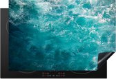 KitchenYeah® Inductie beschermer 77x51 cm - Zee - Water - Turquoise - Kookplaataccessoires - Afdekplaat voor kookplaat - Inductiebeschermer - Inductiemat - Inductieplaat mat