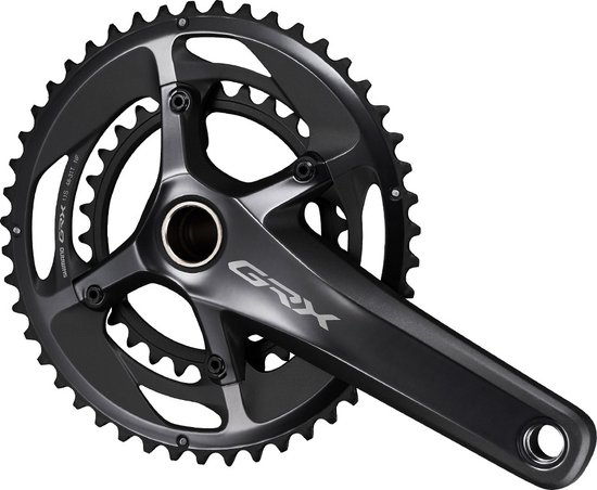 SHIMANO Unisex – Adult E-fcm371c866cl Crankset, Black, 170 mm