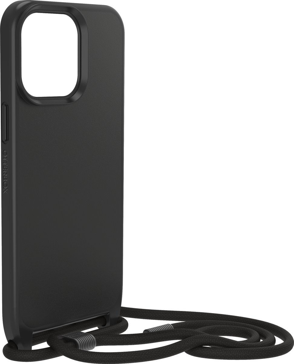 OtterBox React Necklace geschikt voor iPhone 15 Pro Max Hoesje met Koord Zwart