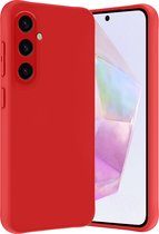 Coque pour Samsung A35 Coque Siliconen Cover Case - Coque pour Samsung Galaxy A35 5G Cover Back Case - Rouge