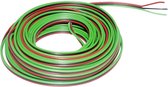 econ connect KL3X014RTSWGN50 Draad 3 x 0.14 mm² Rood, Zwart, Groen 50 m