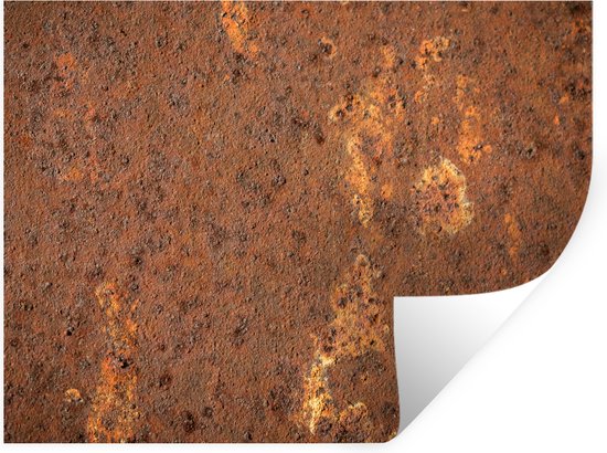 Stickers muraux - Film autocollant - Marron - Oranje - Abstrait - Vintage - Rouille - Motif - 160x120 cm - Film adhésif - Stickers muraux chambre d'enfant - Papier peint autocollant XXL - Papier peint autocollant - Film autocollant