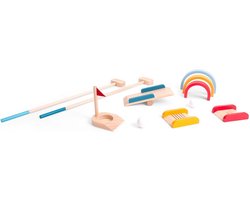 foto van BS Toys Houten Golfset - Buitenspeelgoed voor Kinderen - Minigolf - Midgetgolf - Golfset Kinderen - Buiten Speelgoed - Buitenspel - Buiten Spellen - Tuin Speelgoed - Houten Speelgoed - Cadeau Kind