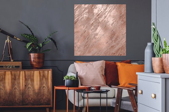 Stickers Stickers muraux - Marbre - Rosé - Or - 50x50 cm - Feuille adhésive