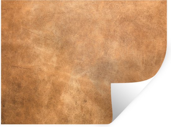 Stickers muraux - Film autocollant - Cuir - Structure - Aspect cuir - Marron - 120x90 cm - Film adhésif - Stickers muraux chambre enfant - Papier peint autocollant - Papier peint autocollant - Film autocollant