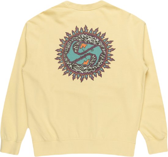 Quiksilver Spin Cycle Crew Sweater - Mellow Yellow