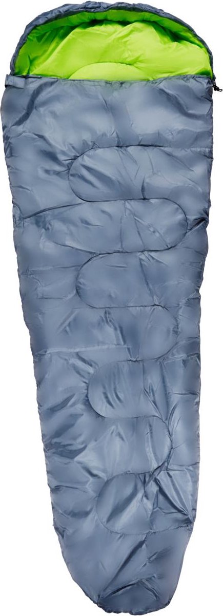 Camp Active Mummy Slaapzak - Zomerslaapzak voor 5°C tot 10°C - 210 x 80 cm - Grijs/Geel van Camp Active — afbeelding 3