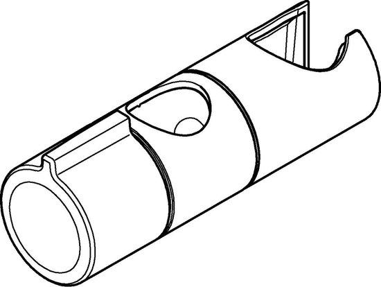 GROHE Vitalio glijstuk, voor GROHE Vitalio Universal douchestangen - Chroom