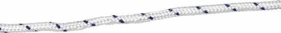 Corde paracorde AMIG - 2x - 10 mètres - D6mm - 400kg - nylon/polyester - blanc/bleu