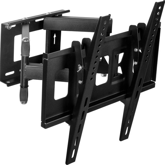 TECTAKE Support Mural TV pour Ecran 32 à 60 Inclinable