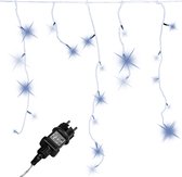 Lichtgordijn - Ijspegelverlichting - Kerstverlichting Gordijn - LED Gordijn - Kerstverlichting - Kerstversiering - Lichtsnoer - Regenlichtketting - Voor Binnen en Buiten - Met afstandsbediening - 5 m - Koud wit