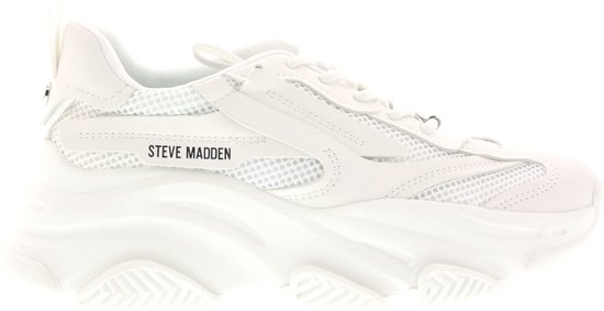 Dames Sneakers Steve Madden Possession-e White Wit - Maat 40
