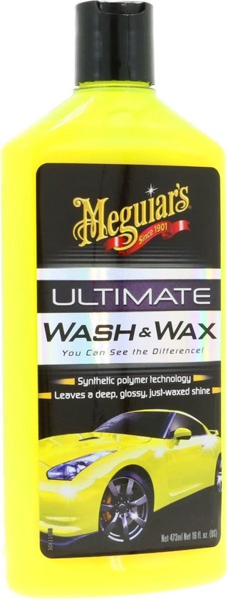 Meguiar's Ultimate Wash & Wax - Autoshampoo - 473ml - Waxverlengende Shampoo