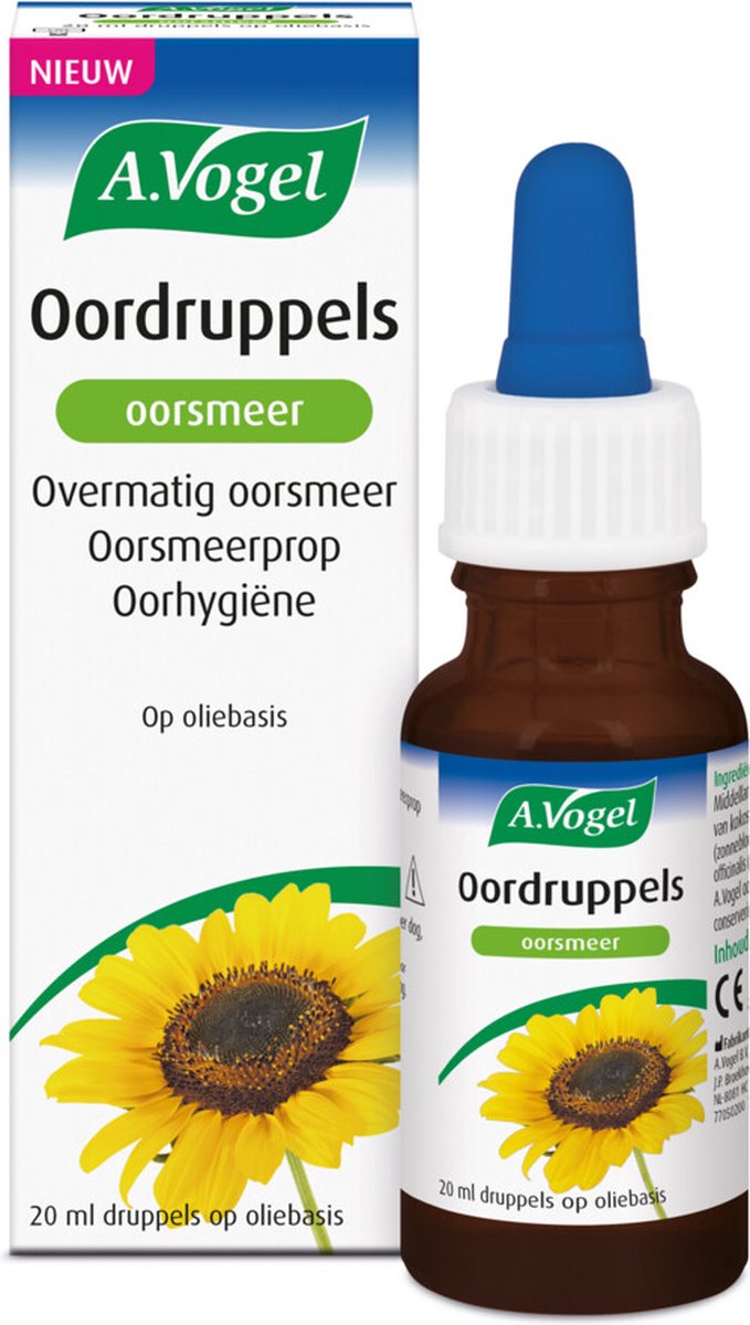 Goedkoopste A.Vogel Oordruppels oorsmeer druppels - Reinigt de gehoorgang - 20 ml