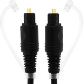 LinQ Digital Audio Toslink Kabel met Fiber Optic Light 3m Zwart
