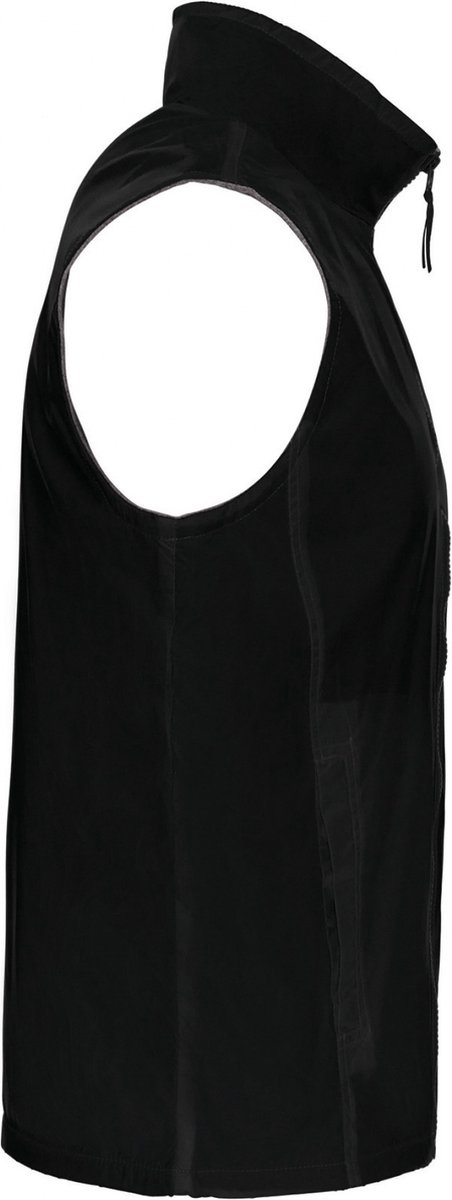 Kariban Met fleece gevoerde bodywarmer unisex K679 - Black / Grey - M