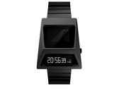 SEKETO SolarTank - Horloge 40mm Zwart Staal OLED