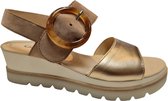 Gabor 44.645.62 dames sandalen sportief maat 38,5 (5,5) metallic