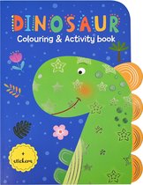 Die shaped kleur en activiteitenboek Dino.