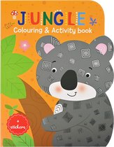 Die shaped kleur en activiteitenboek Jungle.